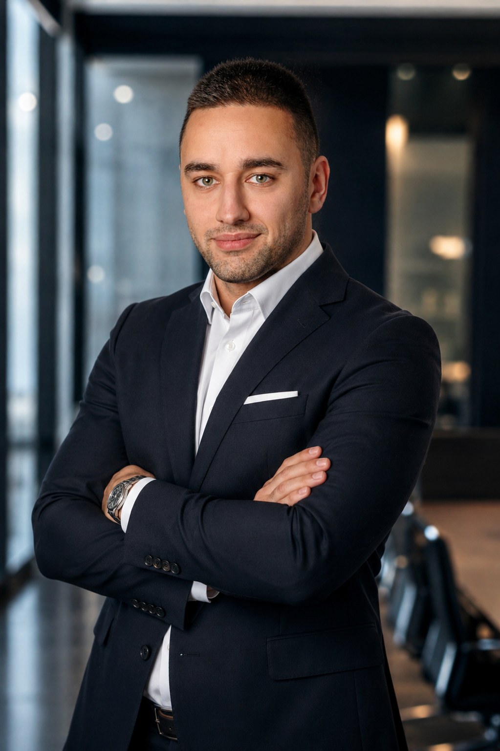 Samir Zia, Inhaber von Hanse Glanz Gebäudereinigung in Hamburg und Gebäudereiniger-Geselle